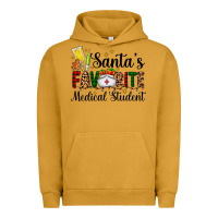 Pigment Peanut Butter santa's favorite medical student Urban Hoodie - AdoDesignShop
