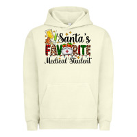 Pigment Pistachio santa's favorite medical student Urban Hoodie - AdoDesignShop