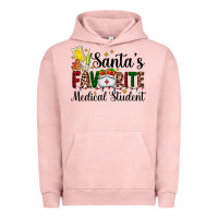 Pigment Salmon santa's favorite medical student Urban Hoodie - AdoDesignShop