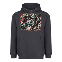 Smoke cowhide and serape background Heavyweight Hoodie - RanaPortraitStore