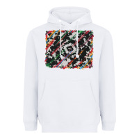 White cowhide and serape background Heavyweight Hoodie - RanaPortraitStore