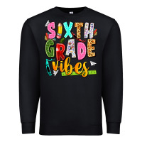 Black sixth grade vibes Premium Sweatshirt - texasbilliewilder