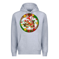 Heather Grey Christmas Pinata Ornament Premium Hoodie - Artiststas