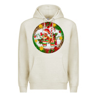 Oatmeal Heather Christmas Pinata Ornament Premium Hoodie - Artiststas