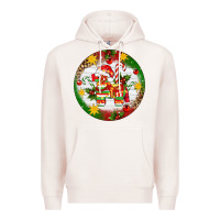 Pale Pink Christmas Pinata Ornament Premium Hoodie - Artiststas