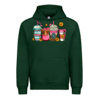 Forest Green longhaired cow coffee cups Urban Hoodie - Jasminsmagicworld