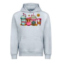 Heather Grey longhaired cow coffee cups Urban Hoodie - Jasminsmagicworld
