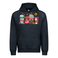 Navy longhaired cow coffee cups Urban Hoodie - Jasminsmagicworld