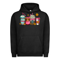 Longhaired Cow Coffee Cups Urban Hoodie | Teevron