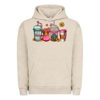 Pigment French Oak longhaired cow coffee cups Urban Hoodie - Jasminsmagicworld
