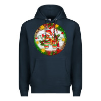 Navy Christmas Pinata Ornament Premium Hoodie - Artiststas
