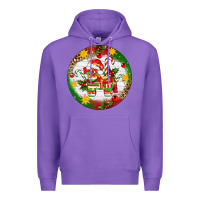 Purple Christmas Pinata Ornament Premium Hoodie - Artiststas