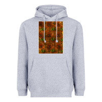 Heather Grey cactus background Heavyweight Hoodie - RanaPortraitStore