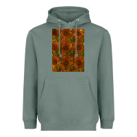 Sage cactus background Heavyweight Hoodie - RanaPortraitStore
