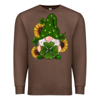 Chestnut st patricks day shamrock gnomes  sunflowers Premium Sweatshirt - RanaPortraitStore