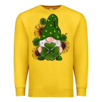 Lemon st patricks day shamrock gnomes  sunflowers Premium Sweatshirt - RanaPortraitStore