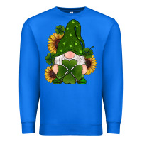 True Royal st patricks day shamrock gnomes  sunflowers Premium Sweatshirt - RanaPortraitStore