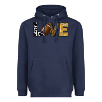 Navy football love Heavyweight Hoodie - RanaPortraitStore