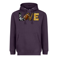 Plum football love Heavyweight Hoodie - RanaPortraitStore