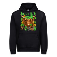 Black just a little moody st patricks day Urban Hoodie - Jasminsmagicworld