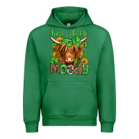 Emerald just a little moody st patricks day Urban Hoodie - Jasminsmagicworld
