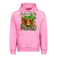 Fuchsia Pink just a little moody st patricks day Urban Hoodie - Jasminsmagicworld