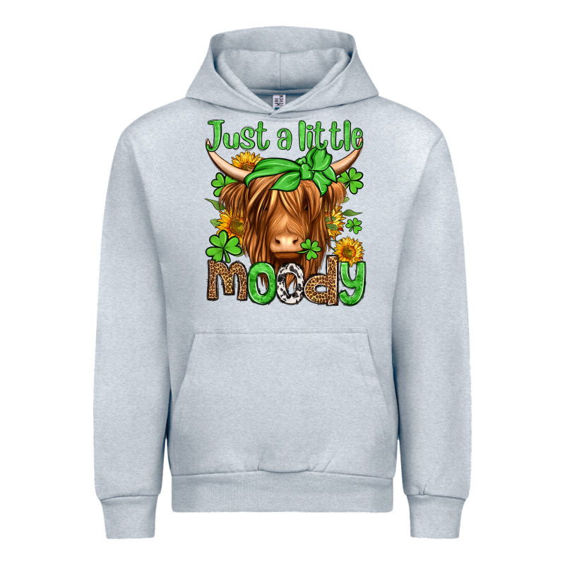 Just A Little Moody St Patricks Day Urban Hoodie by Jasminsmagicworld | Teevron