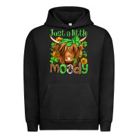 Pigment Black just a little moody st patricks day Urban Hoodie - Jasminsmagicworld