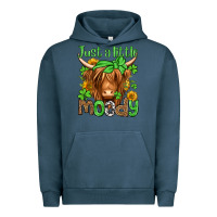 Pigment Midnight Navy just a little moody st patricks day Urban Hoodie - Jasminsmagicworld