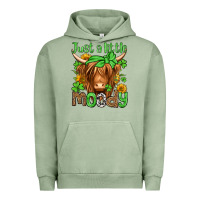 Pigment Oil Green just a little moody st patricks day Urban Hoodie - Jasminsmagicworld