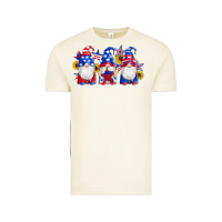 Vintage Arctic american flag gnomes sunflowers star Vintage Tee - Artiststas