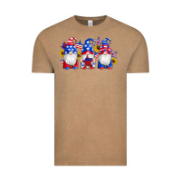 Vintage Coffee american flag gnomes sunflowers star Vintage Tee - Artiststas