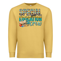 Antique Gold special education crew Premium Sweatshirt - texasbilliewilder