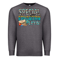 Charcoal Heather special education crew Premium Sweatshirt - texasbilliewilder
