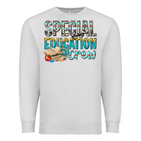 Dove Grey special education crew Premium Sweatshirt - texasbilliewilder