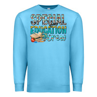 Ocean Blue special education crew Premium Sweatshirt - texasbilliewilder