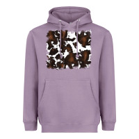 Lavender cowhide background Heavyweight Hoodie - RanaPortraitStore