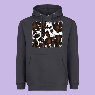 Heavyweight Hoodie cowhide background