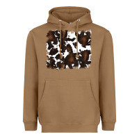 Toasted Coconut cowhide background Heavyweight Hoodie - RanaPortraitStore