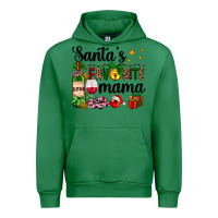 Emerald santa's favorite mama Urban Hoodie - AdoDesignShop