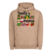 Santa's Favorite Mama Urban Hoodie | Teevron