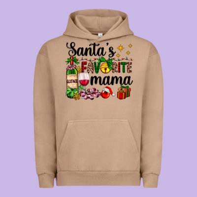 Santa's Favorite Mama Urban Hoodie Designed By Adodesignshop