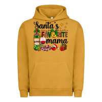 Pigment Peanut Butter santa's favorite mama Urban Hoodie - AdoDesignShop