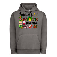 Pigment Tornado santa's favorite mama Urban Hoodie - AdoDesignShop