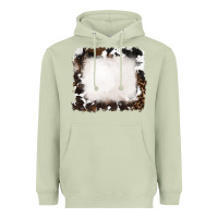 Matcha cowhide and leopard background Heavyweight Hoodie - RanaPortraitStore