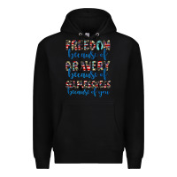 Black freedom because of bravery because of selflessness because of you Premium Hoodie - JahusDesignShop