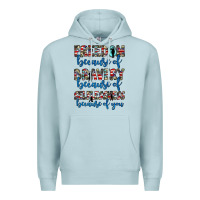 Blue Mist freedom because of bravery because of selflessness because of you Premium Hoodie - JahusDesignShop