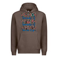 Coffee freedom because of bravery because of selflessness because of you Premium Hoodie - JahusDesignShop