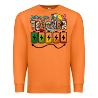 Carrot battery life of a teacher Premium Sweatshirt - Zillion Design Studio