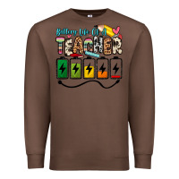 Chestnut battery life of a teacher Premium Sweatshirt - Zillion Design Studio